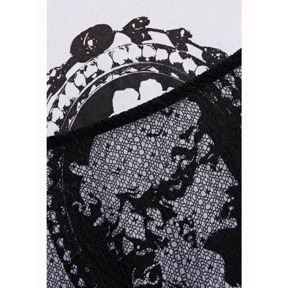 MCQ ALEXANDER MCQUEEN
Layered tiered lace and printed cotton-jersey mini… - Picture 3 of 6